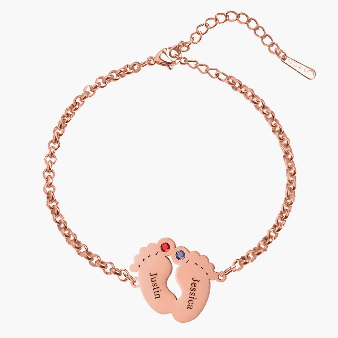 Bracelet Pieds Bébé Pour Maman