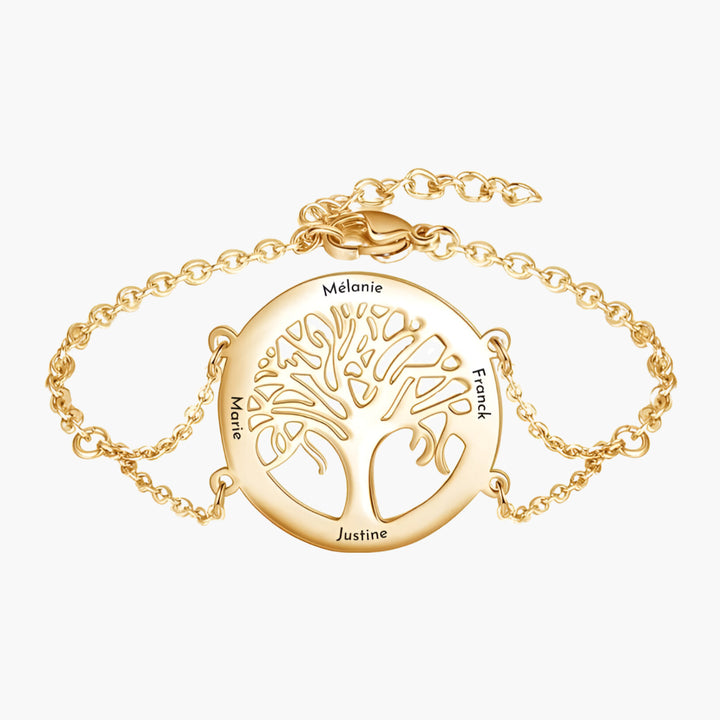 Personalized Tree of Life Bracelet 