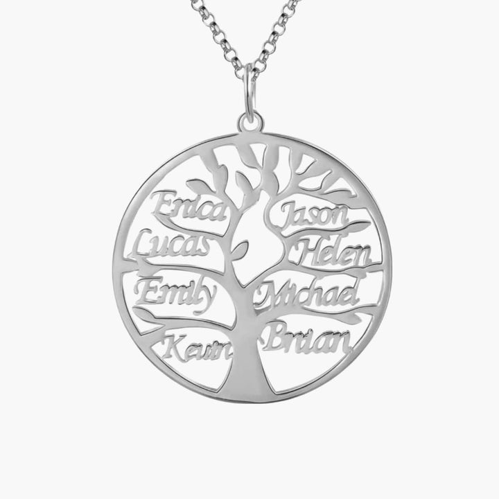 Family Tree Name Necklace 