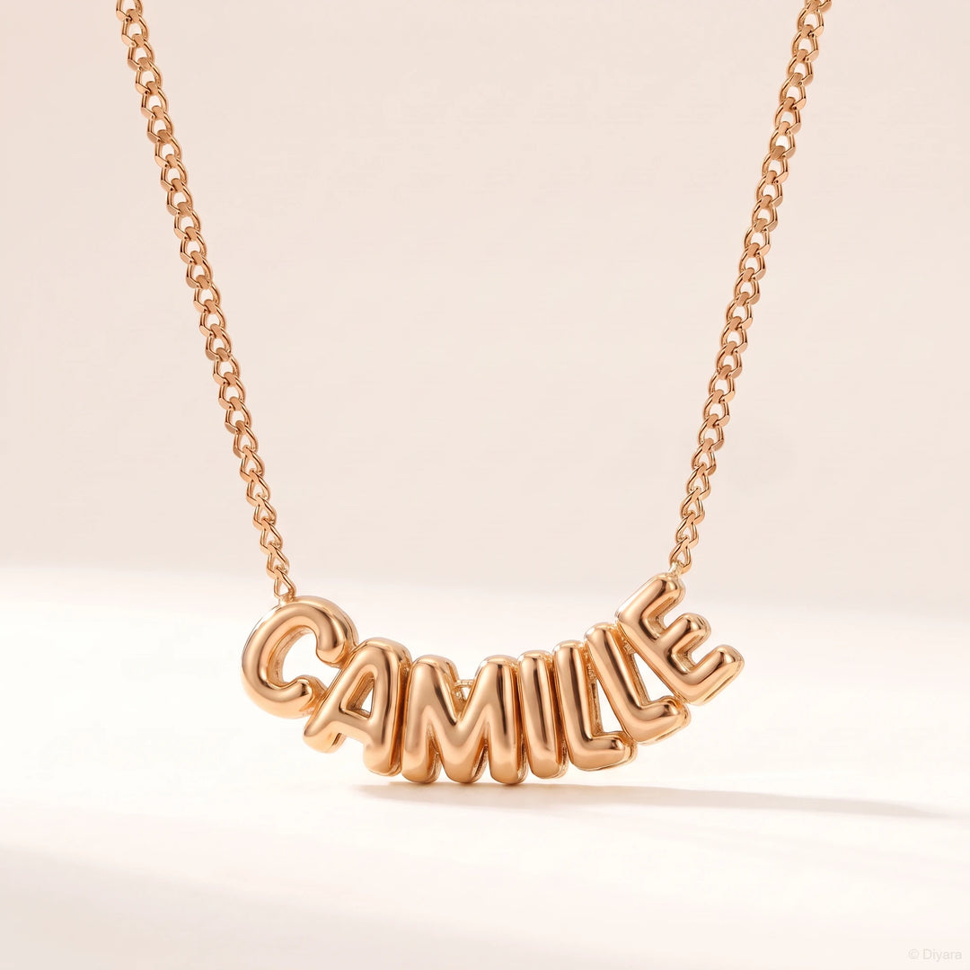 Collier Lettres 3D