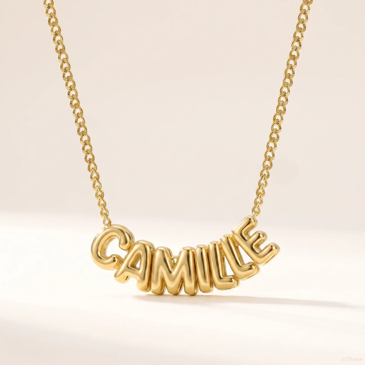 Collier Lettres 3D
