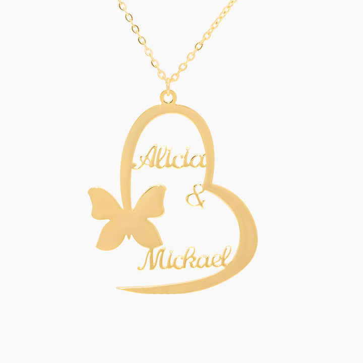 Butterfly Name Necklace 