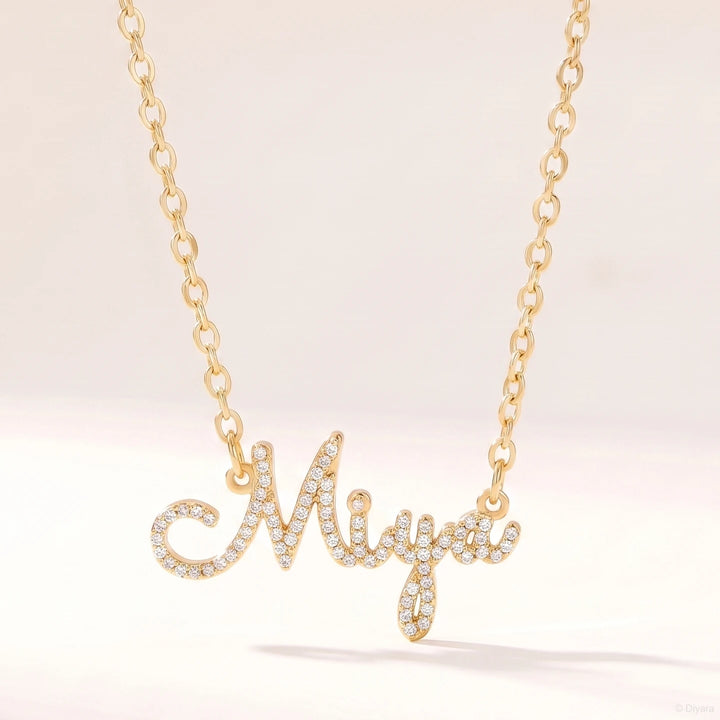 Collier Prénom Strass